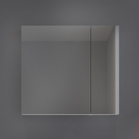 Bonitobagno Riano Aynalı 80 cm Banyo Dolabı Üst Modül Antrasit