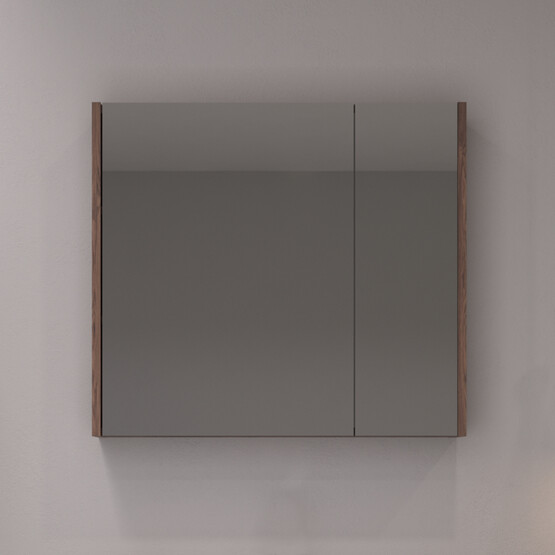 Bonitobagno Salvo Aynalı 80 cm Banyo Dolabı Üst Modül Antrasit