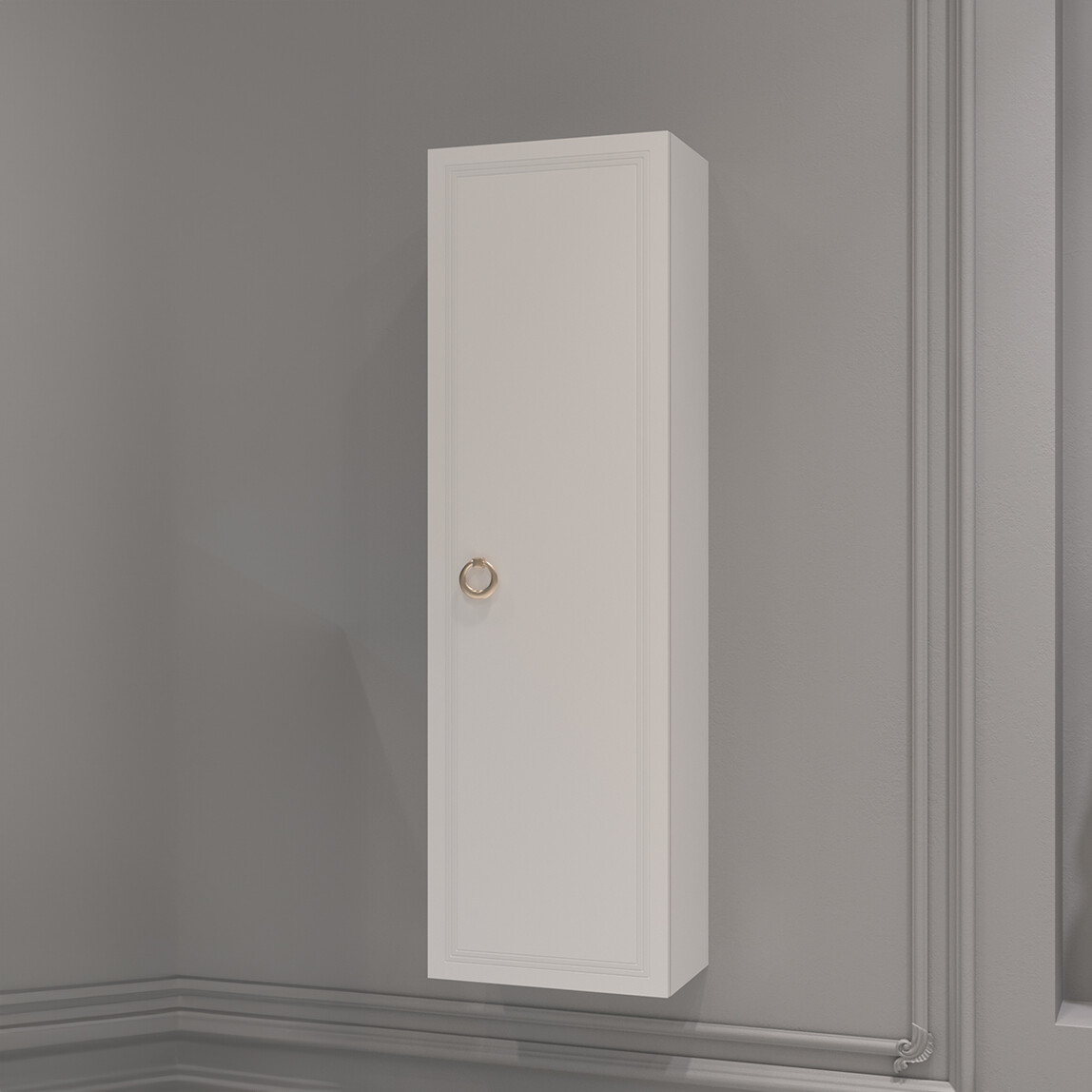    Bonitobagno Livorno 40 cm Banyo Boy Dolabı Beyaz 
