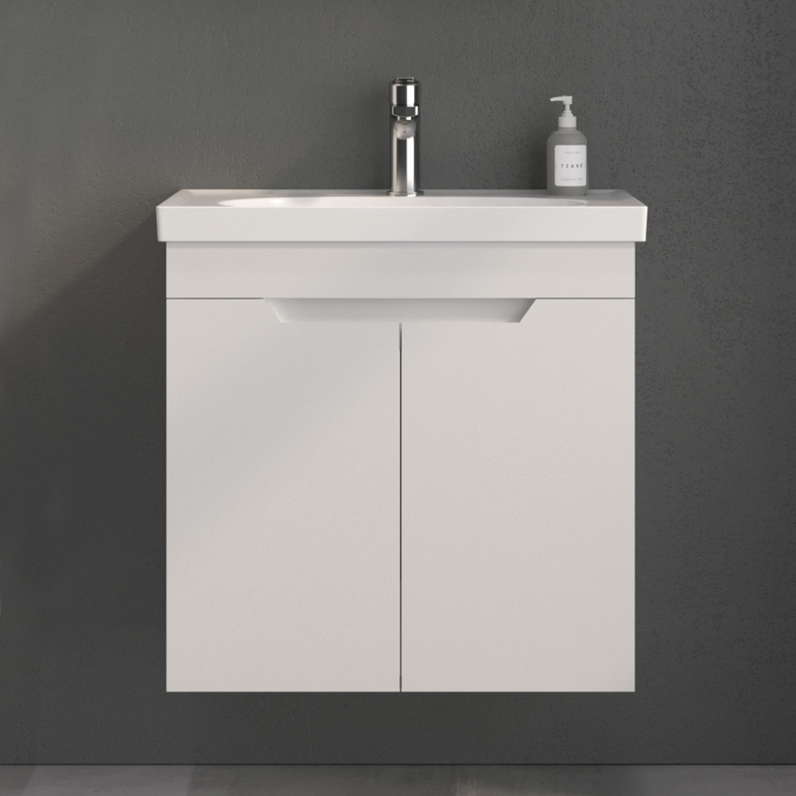    Bonitobagno Rita 65 cm Banyo Dolabı Alt Modül Beyaz 
