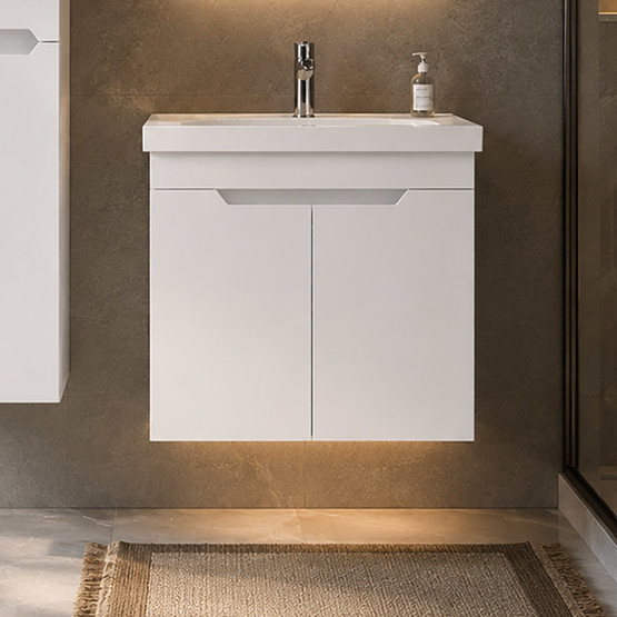Bonitobagno Rita 65 cm Banyo Dolabı Alt Modül Beyaz