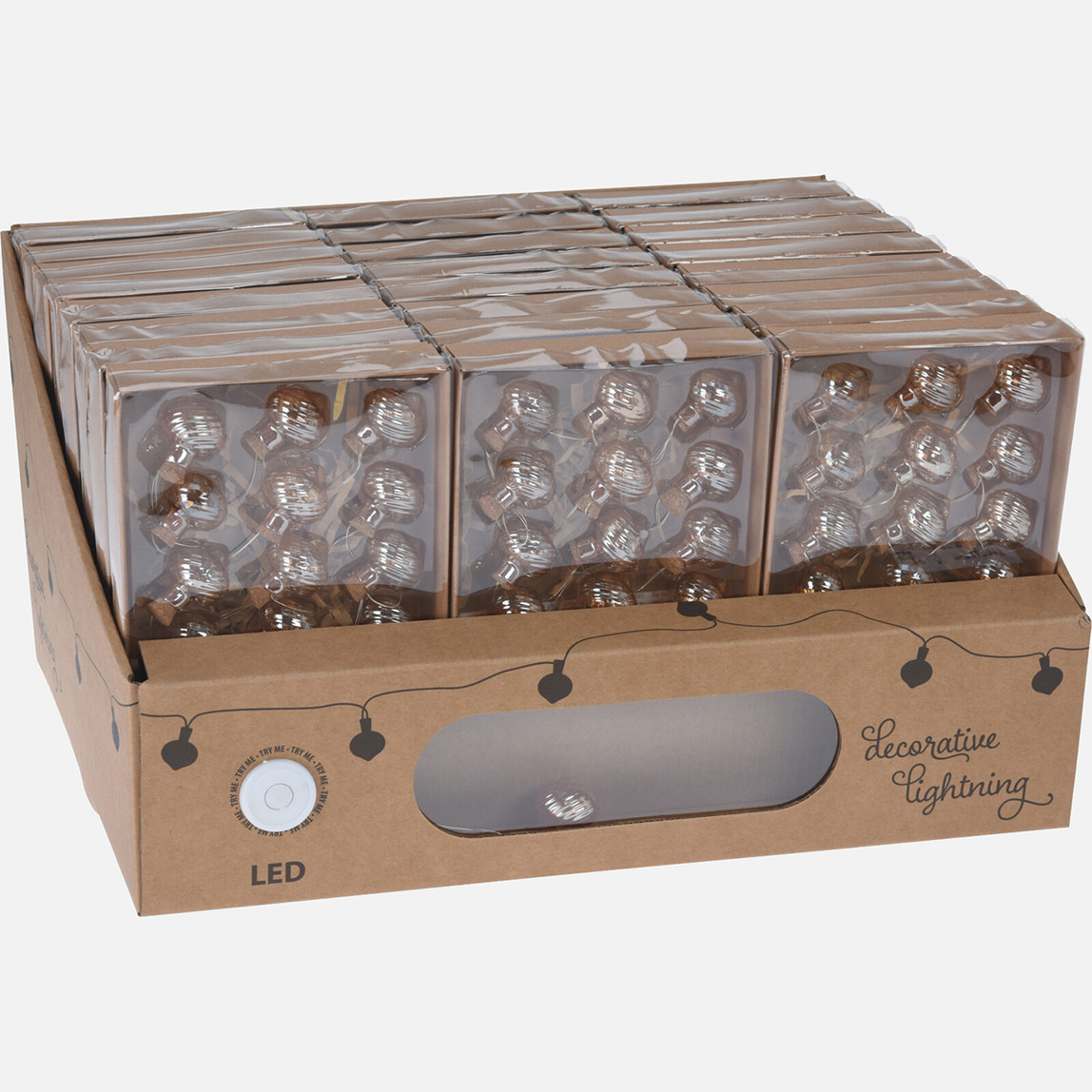    Dekoratif Yuvarlak Mini Sarı Işıklar 