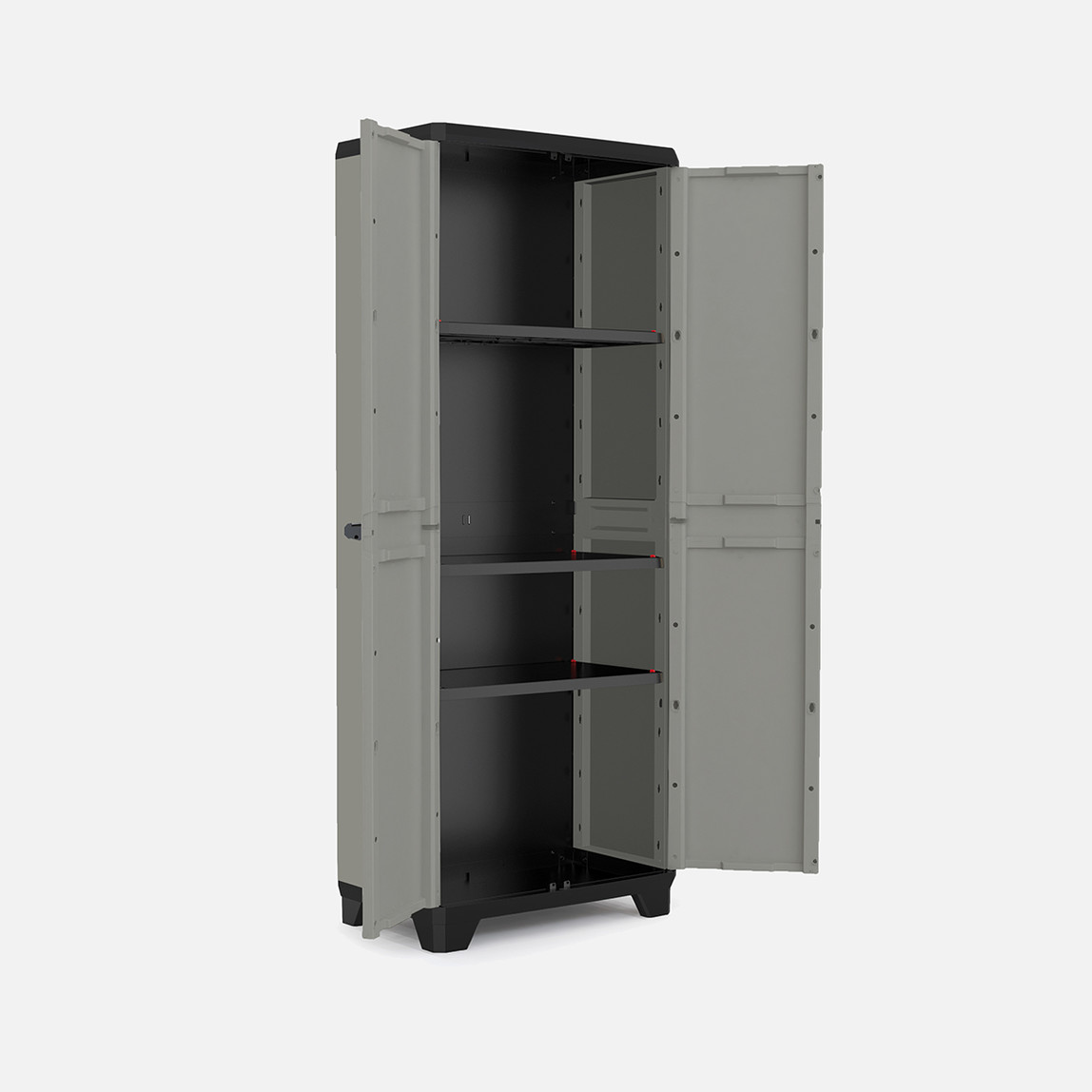    Keter Planet 3 Raflı Plastik Dolap Gri 