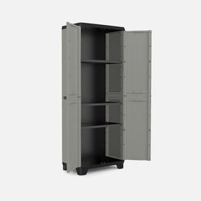 Keter Planet 3 Raflı Plastik Dolap Gri