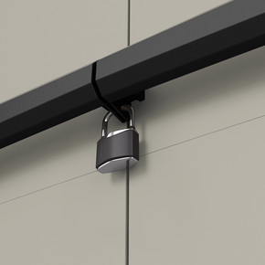 Keter Planet 3 Raflı Plastik Dolap Gri