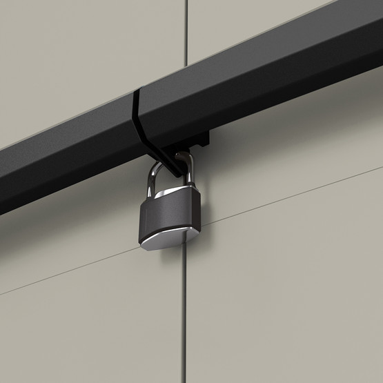 Keter Planet 3 Raflı Plastik Dolap Gri