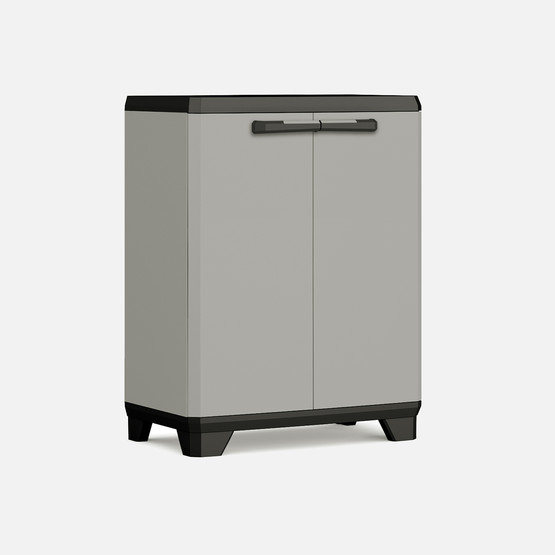 Keter Planet Tek Raflı Plastik Dolap Gri