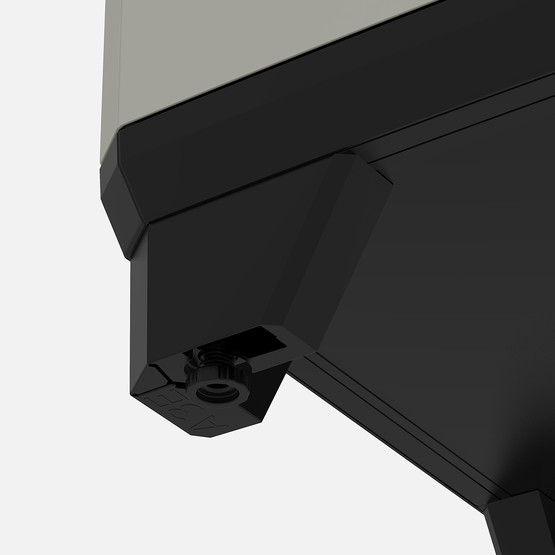 Keter Planet Tek Raflı Plastik Dolap Gri