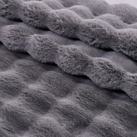 Crea Antrasit Mantar Post Ebatlı Halı 80x150 cm
