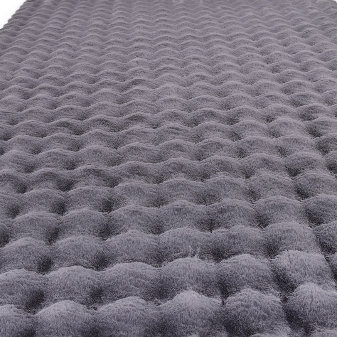    Crea Antrasit Mantar Post Ebatlı Halı 120x180 cm  