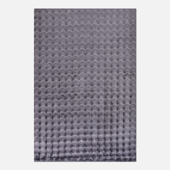 Crea Antrasit Mantar Post Ebatlı Halı 120x180 cm 