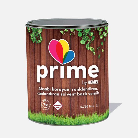 Hemel 0,75 L Solvent Bazlı Ahşap Verniği Bal Prime