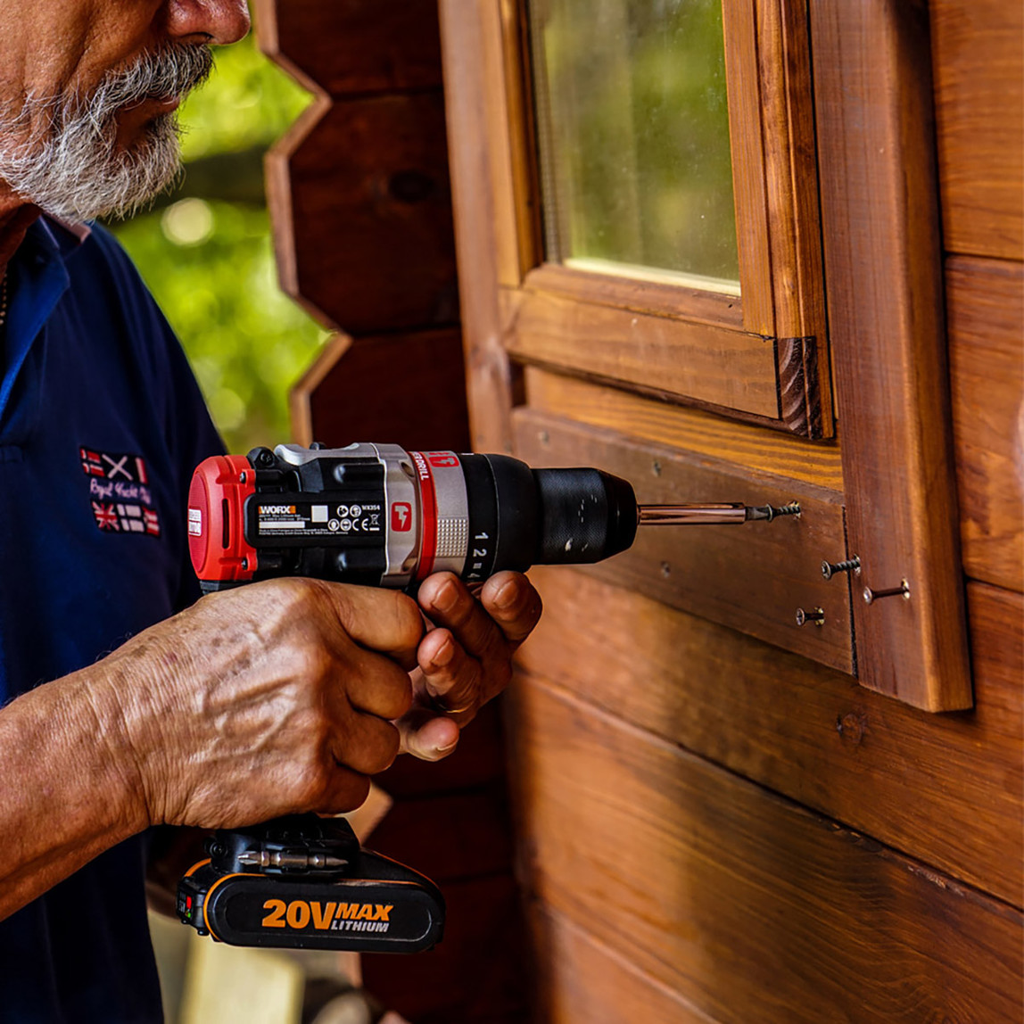    WORX WX354.9 20Volt Kömürsüz Profesyonel Darbeli Şarjlı Matkap 