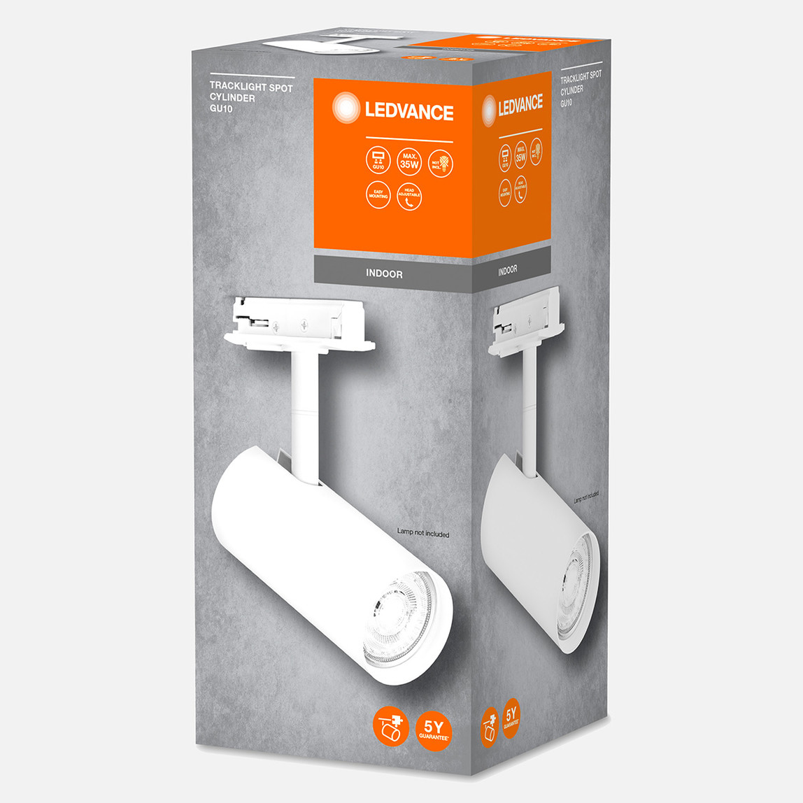    Tracklight 35 W Beyaz Gu10 Tekli Sıva Üstü Led Spot 