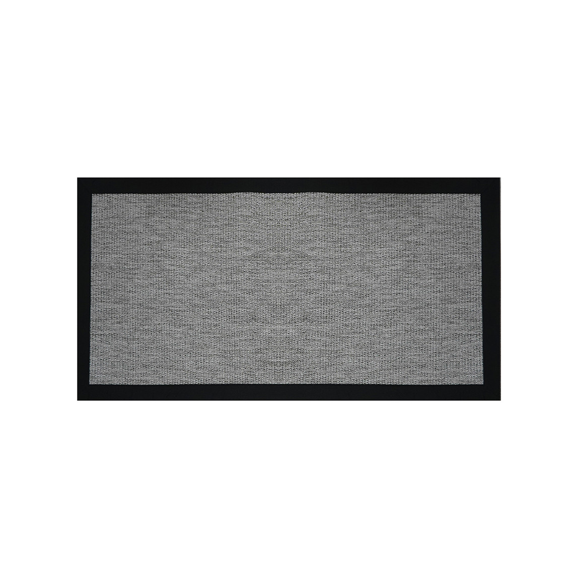    Güven Collection Nature Rustic Bordürlü Sisal Halı Koyu Gri 80x150 cm 