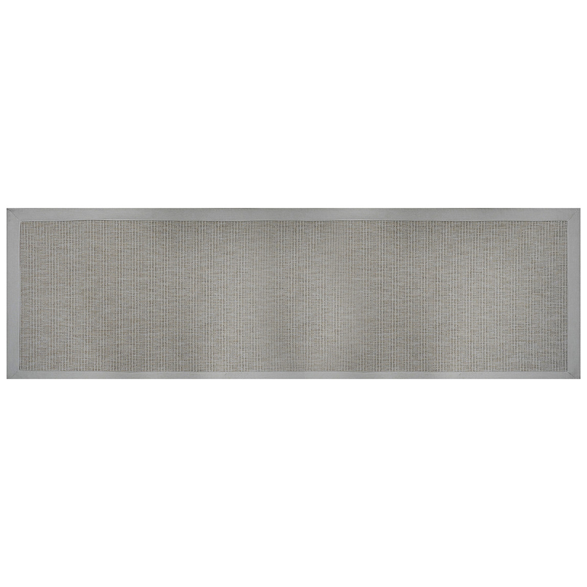    Güven Collection Nature Rustic Bordürlü Sisal Halı Bej 80x300 cm 