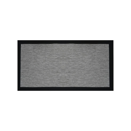 Güven Collection Nature Rustic Bordürlü Sisal Halı Koyu Gri 160x230 cm