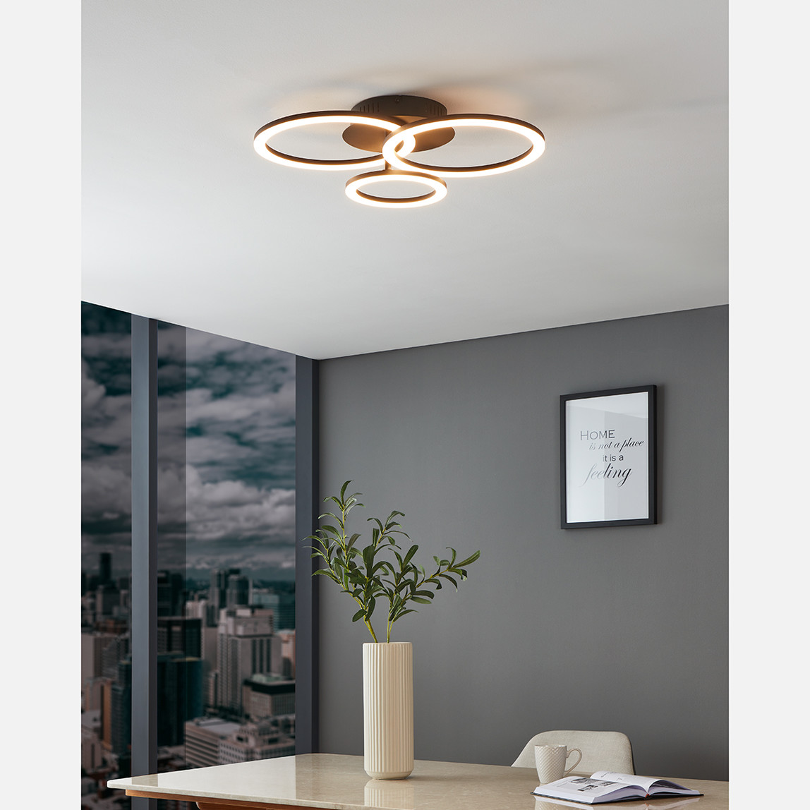    Eglo Parrapos Z Led Plafonyer 54cm 