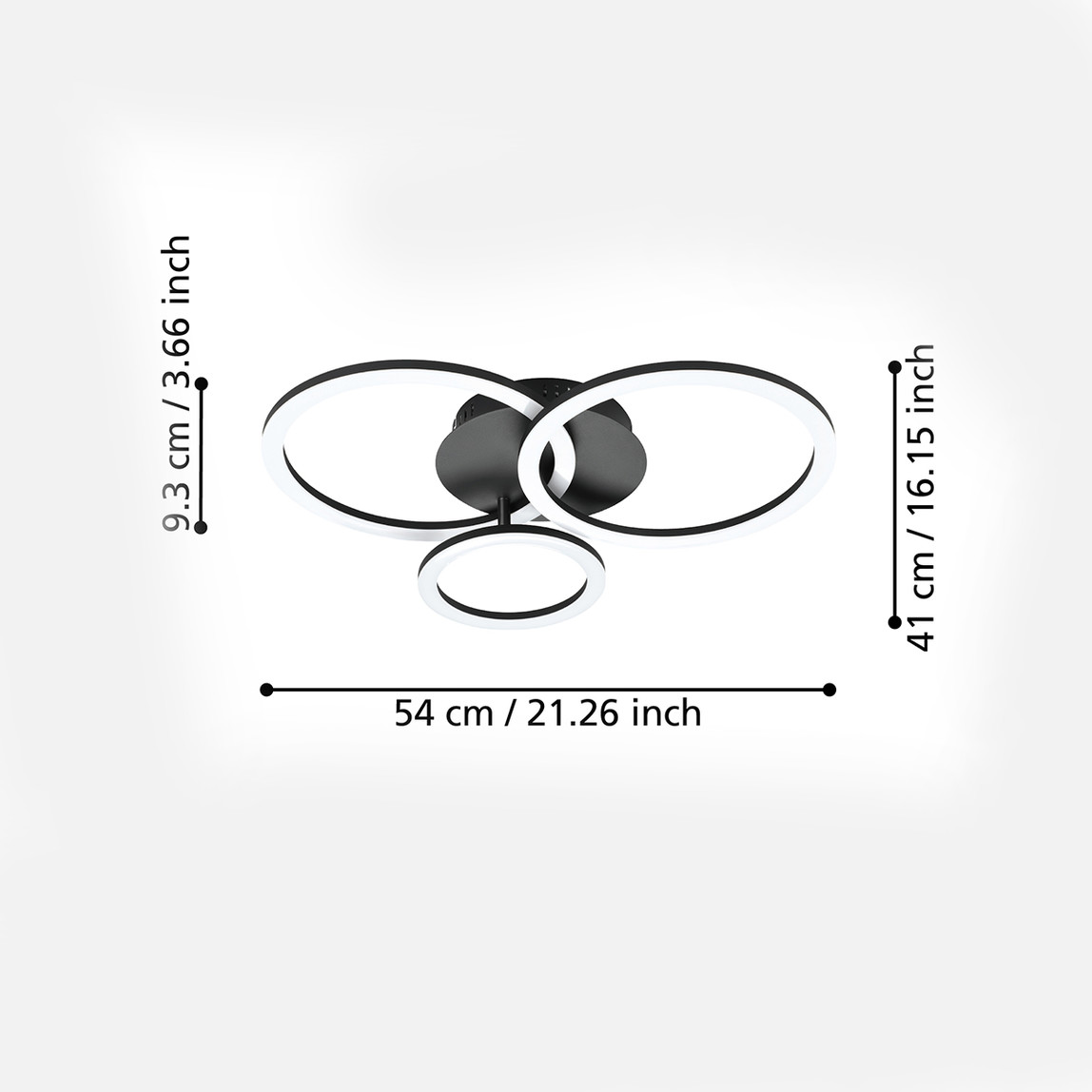    Eglo Parrapos Z Led Plafonyer 54cm 