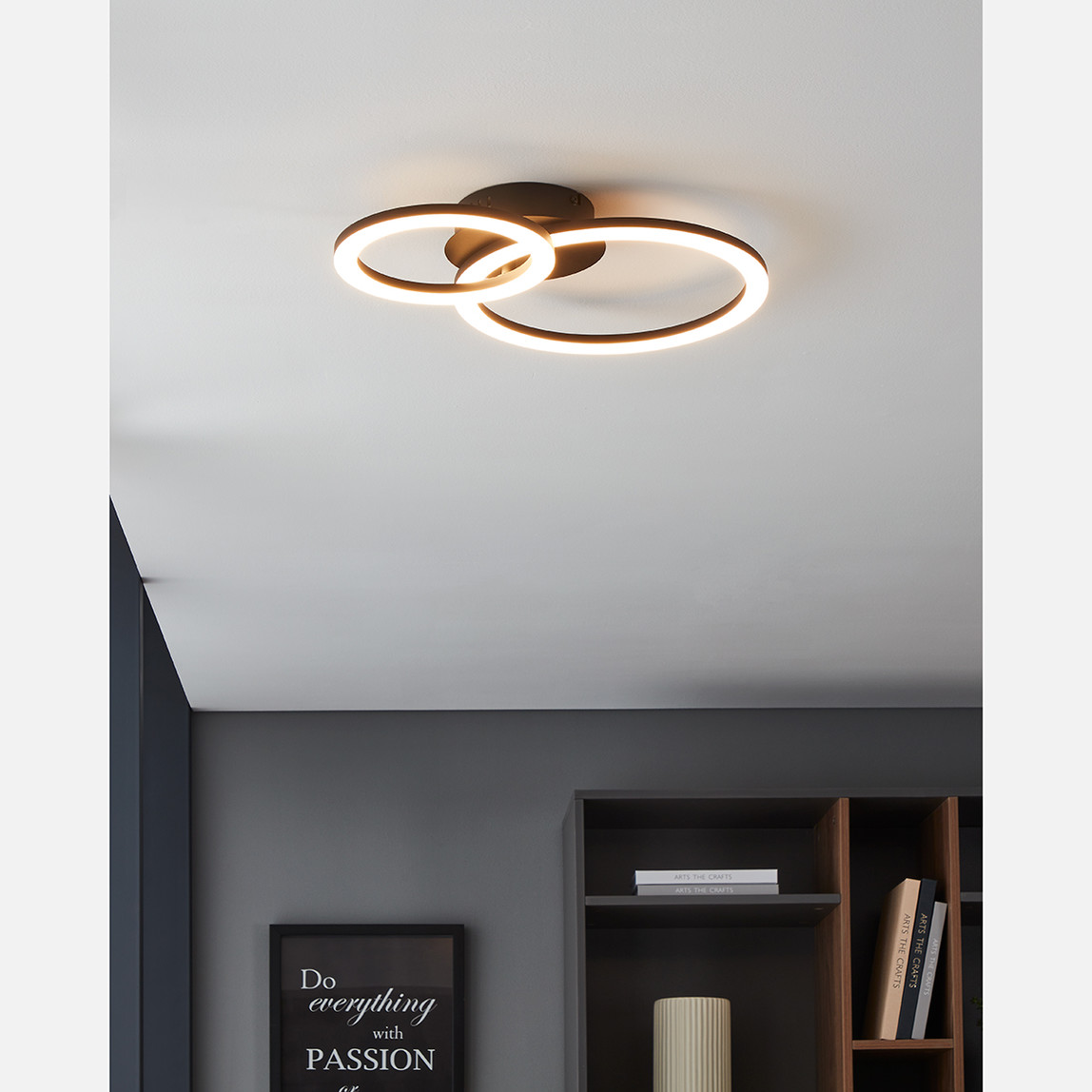    Eglo Parrapos Z Led Plafonyer 44cm 