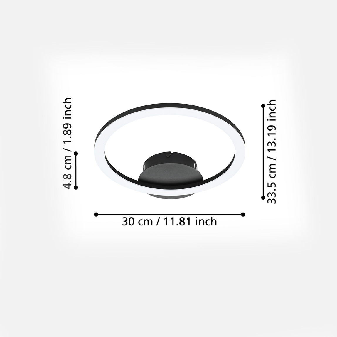    Eglo Parrapos Z Led Plafonyer 34cm   