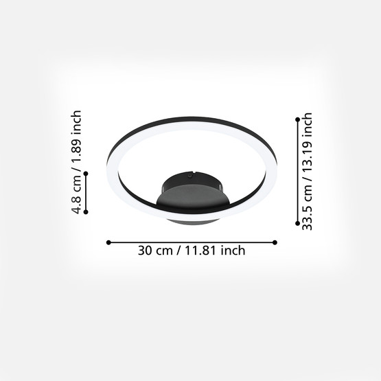 Eglo Parrapos Z Led Plafonyer 34cm  