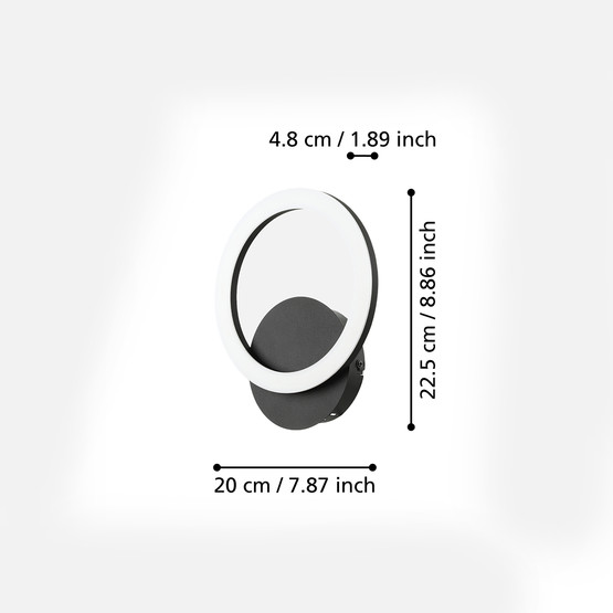 Eglo Parrapos Z Led Plafonyer 20cm