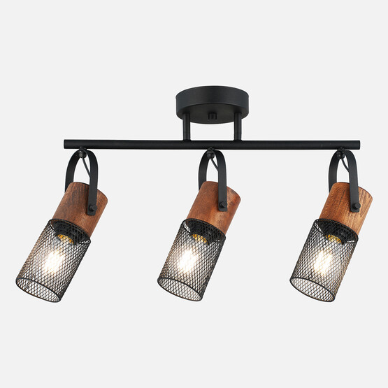 Lucea Lema 3 lü Siyah Plafonyer 