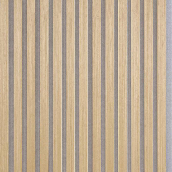 Quanti Dikdörtgen Akustik Duvar Paneli Açık Gri Meşe 52x244x1,8 cm