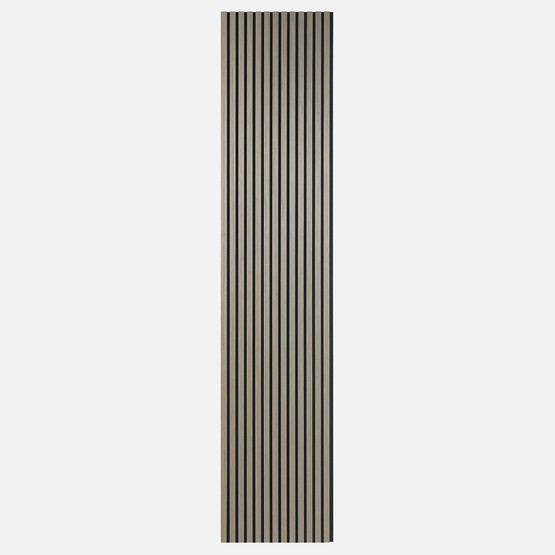 Quanti Dikdörtgen Akustik Duvar Paneli Gri Meşe 52x244x1,8 cm