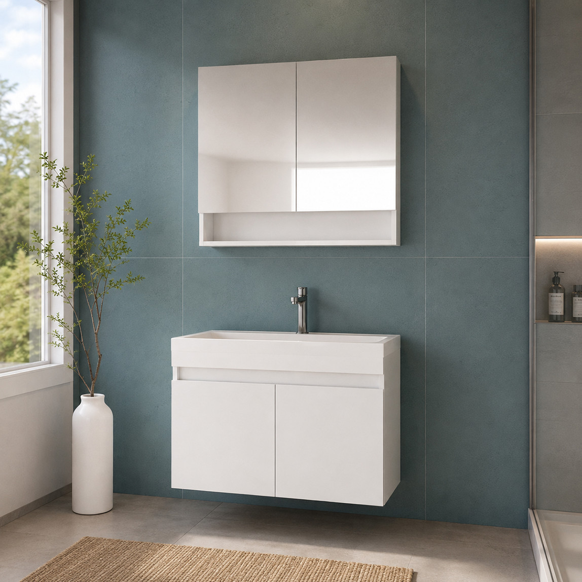    Gold Banyo Eco Banyo Dolabı 80 cm  