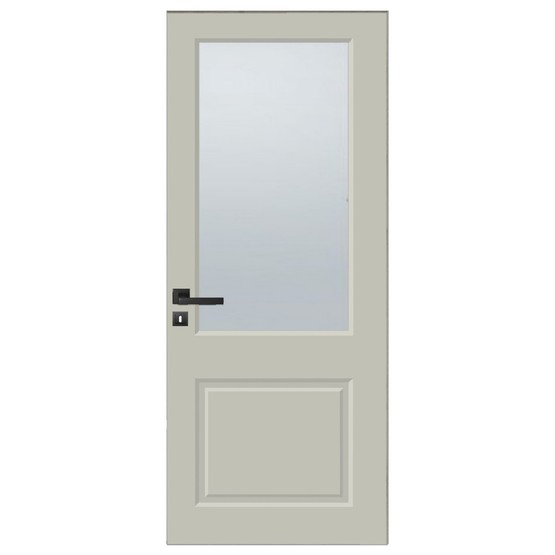 Agno Door Sara Soft Touch Lake Camlı Kanat Gri 81,3 cm