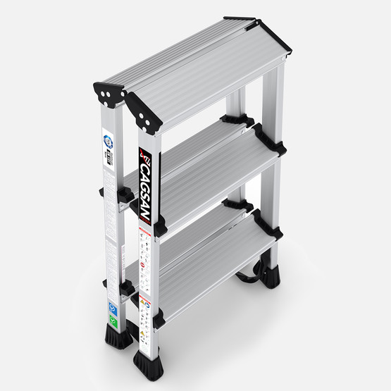 Çağsan Olimpos 3 Basamaklı Çift Çıkışlı Merdiven