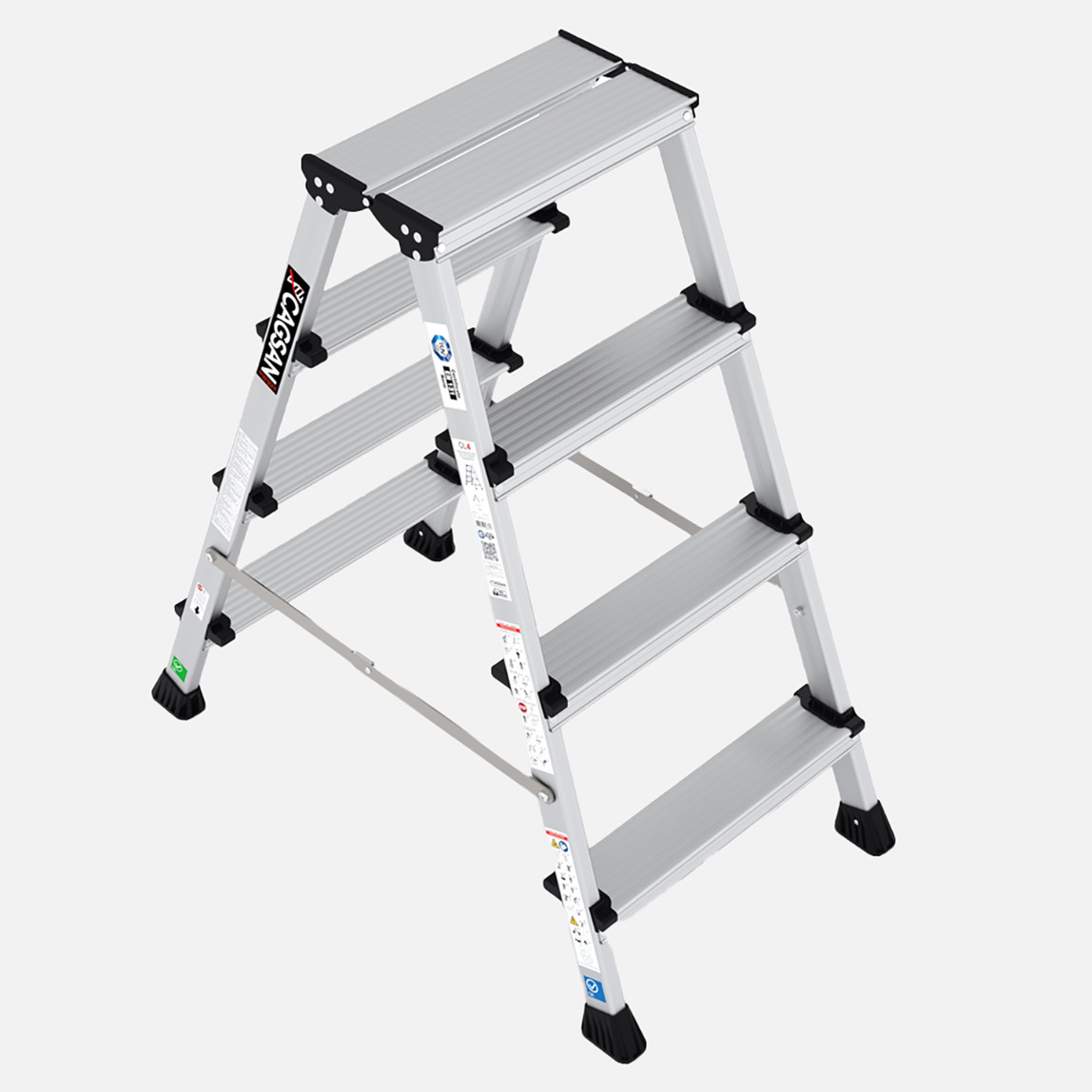    Çağsan Olimpos 4 Basamaklı Çift Çıkışlı Merdiven 