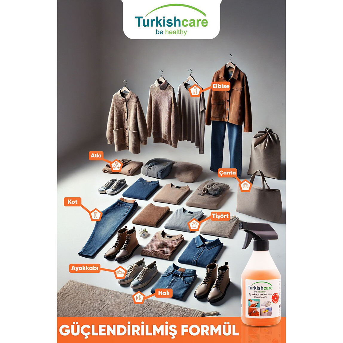    Turkishcare Leke Sökücü 500 ml  