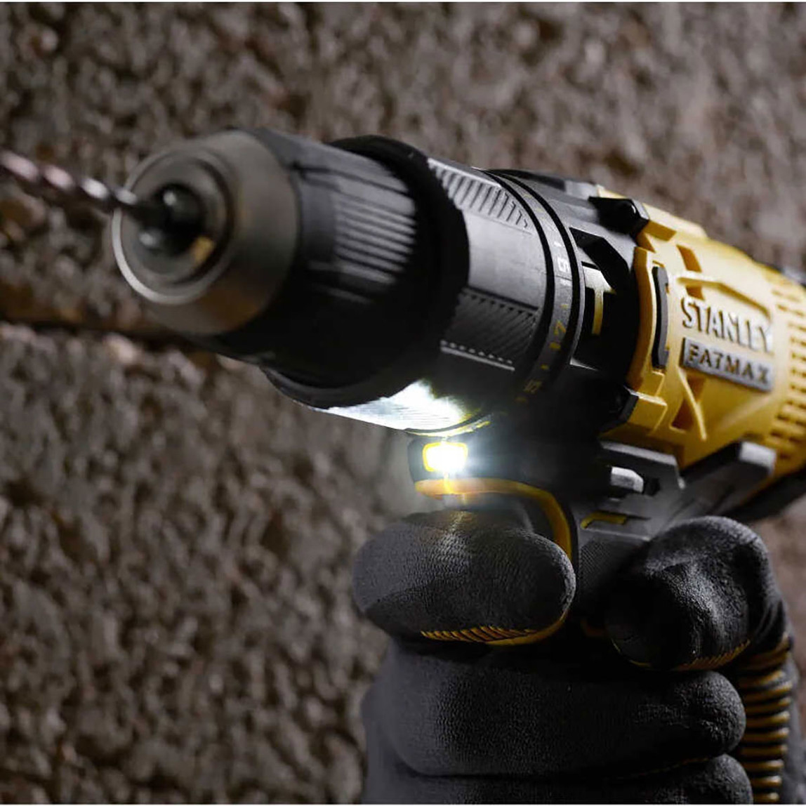    Stanley Fatmax  Scd718D2K-Tr 18V 2.0Ah V 20 Li-ion Çift Akülü Darbeli Matkap  