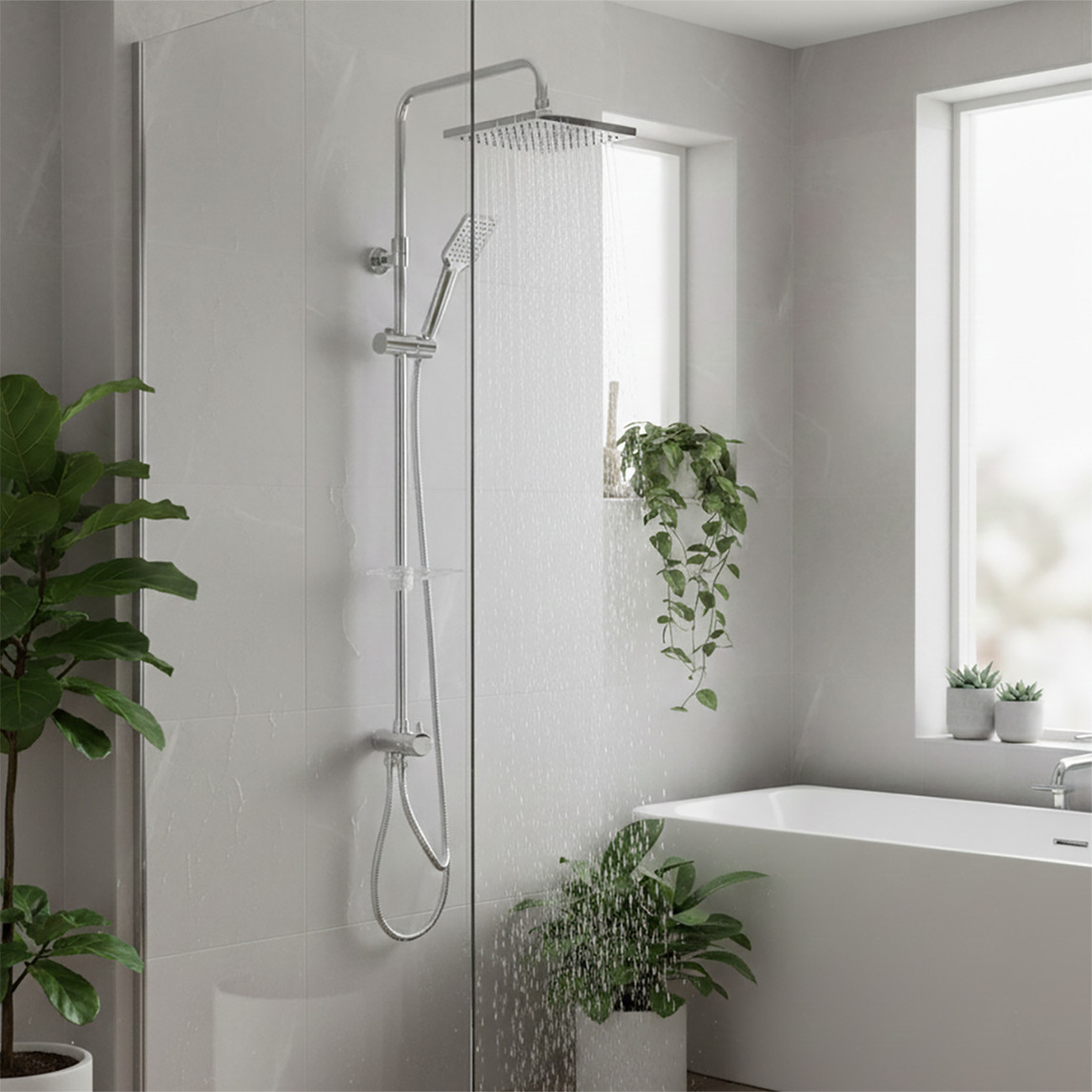    ECA Tiera Teleskobik Kolonlu Duş Seti  