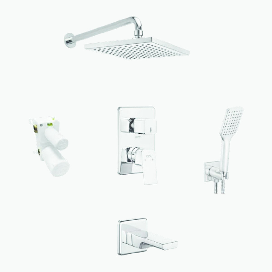    ECA Tiera Ankastre Duş Seti  