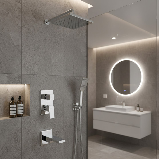 ECA Tiera Ankastre Duş Seti 