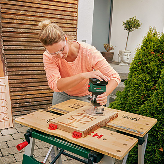 Boschadvancedtrimrouter 18V-8 Akülü Freze Makinesi -Solo (Akü ve Şarj Cihazı Dahil Değildir.)