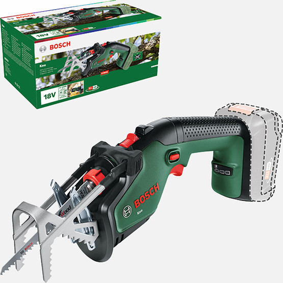 Bosch Keo 18 Li-ion Solo Akülü Ağaç Kesme Makinesi (Akü ve Şarj Cihazı Dahil Değildir)