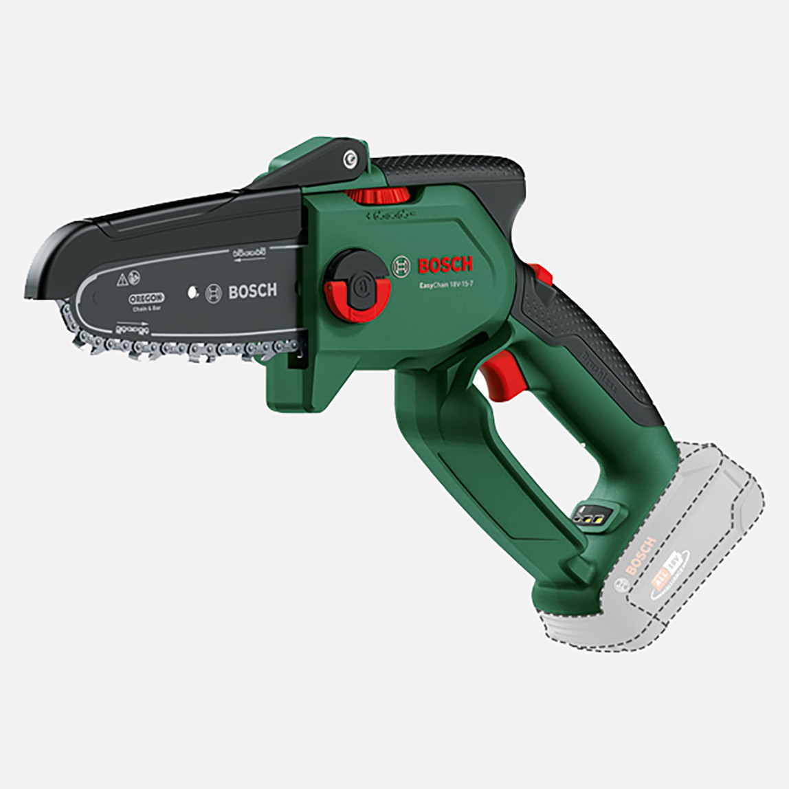    Bosch EasyChain 18V-15-7 Solo Akülü Ağaç Kesme Makinesi (Akü ve Şarj Cihazı Dahil Değildir) 