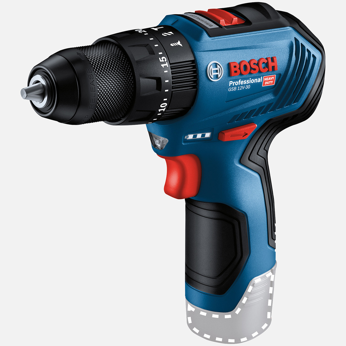    Bosch Gsb 12V-30 Solo Akülü Darbeli Vidalama (Akü ve Şarj Cihazı Dahil Değildir.) 