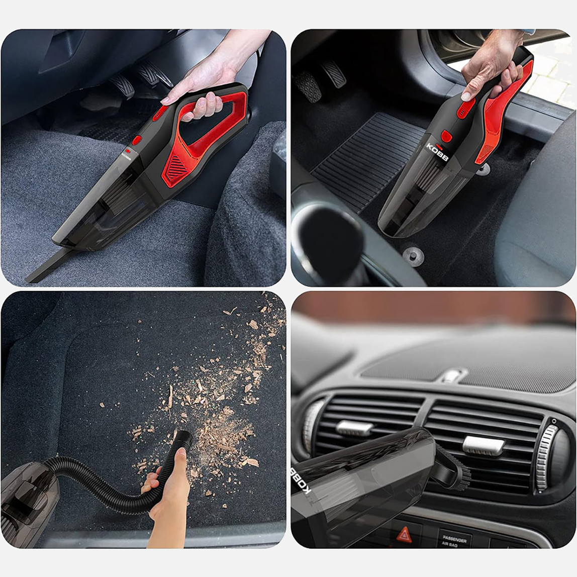    Kobb KBV12 12Volt/120Watt Oto Süpürgesi  