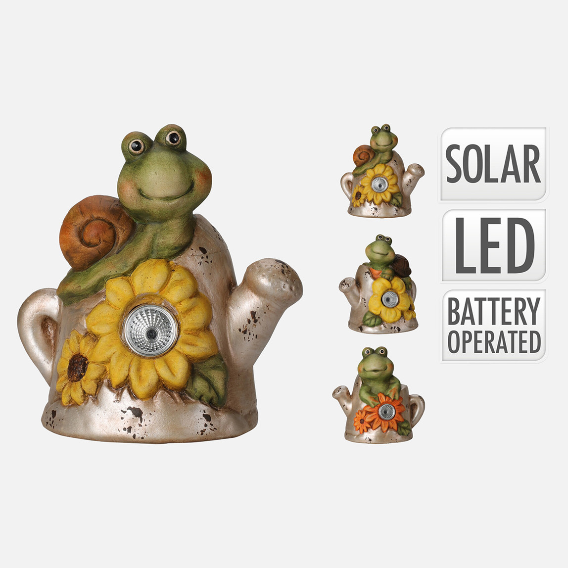    Dekoratif Sulak Kurbağa Solar 