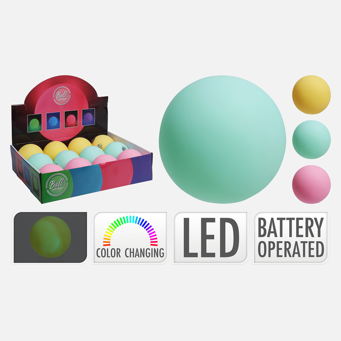    Işıklı Led Küre 