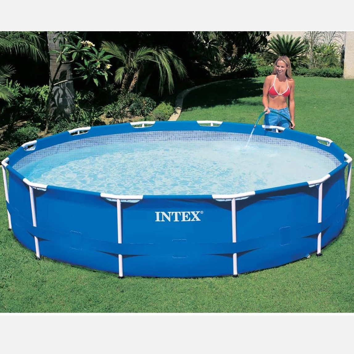    Intex Metal Çerçeveli Havuz 244 cm  