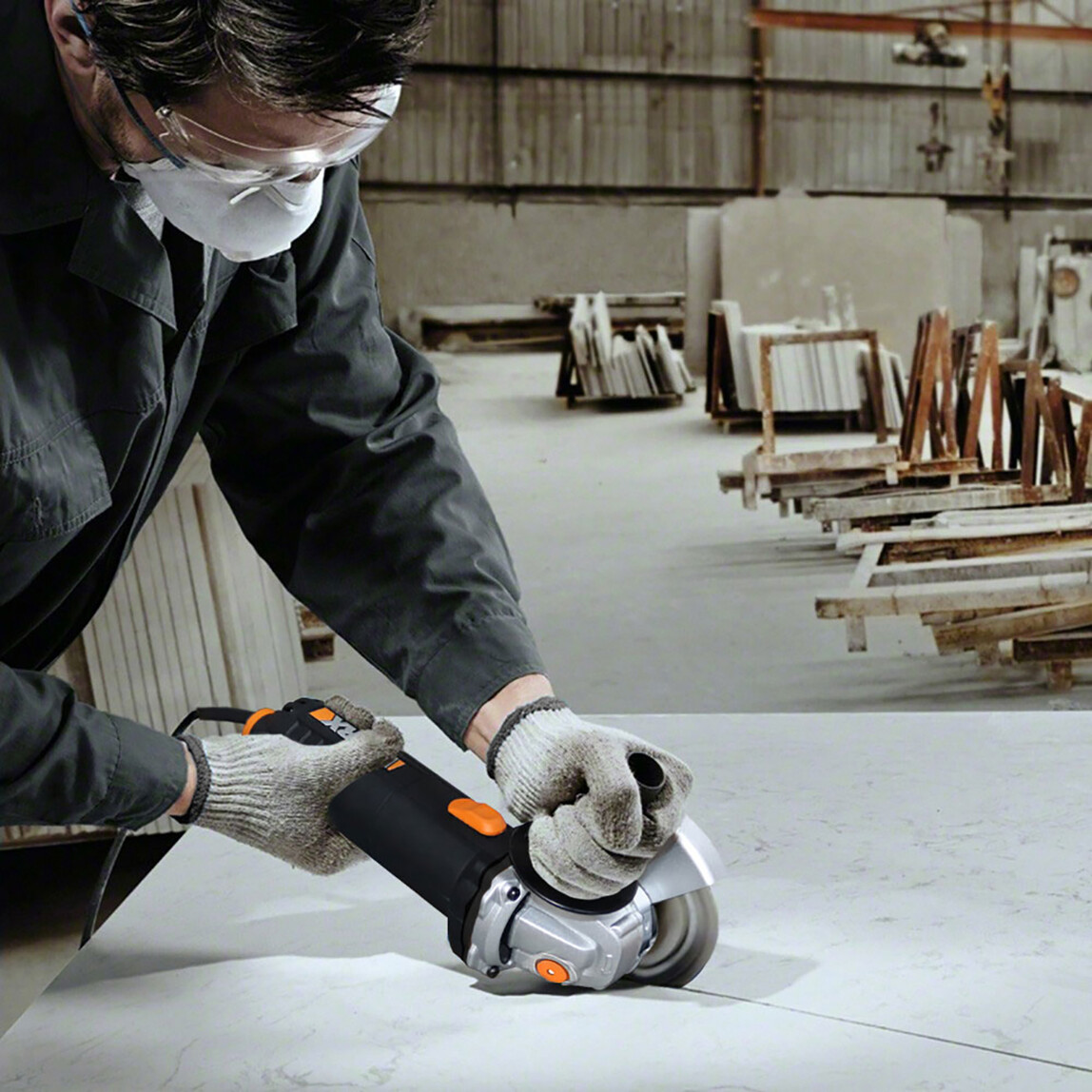    Worx WX717 750 Watt 115mm Profesyonel Avuç Taşlama  