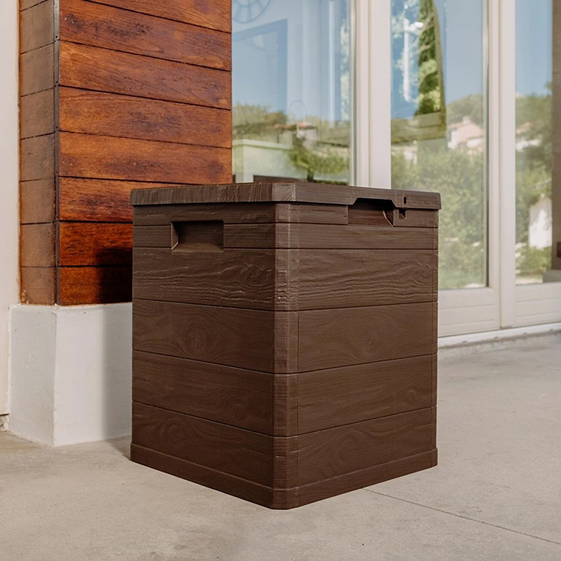    Multi Box Woody's Sandık Kahve 90 lt 