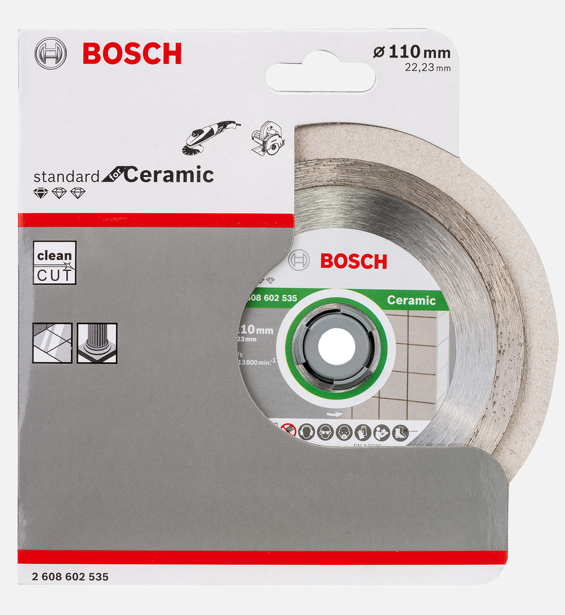    Bosch Standard Seri Seramik İçin Elmas Kesme Diski 110 mm 